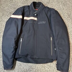 Can-Am Men's Cooper Jacket Black Medium Adjustable Waterproof 4406710690